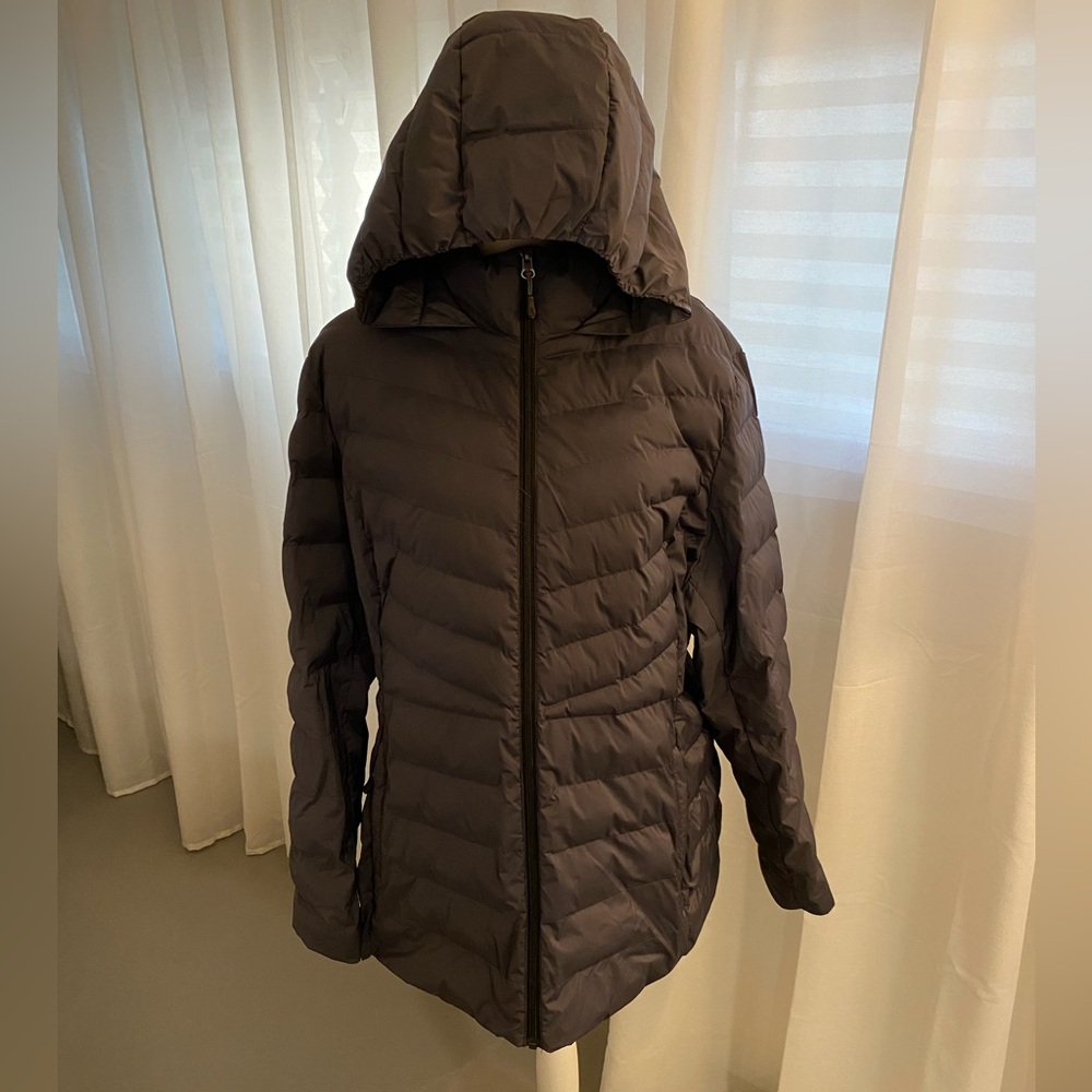 Gray 32 Degrees Heat Women’s Lightweight Packable Hooded Jacket